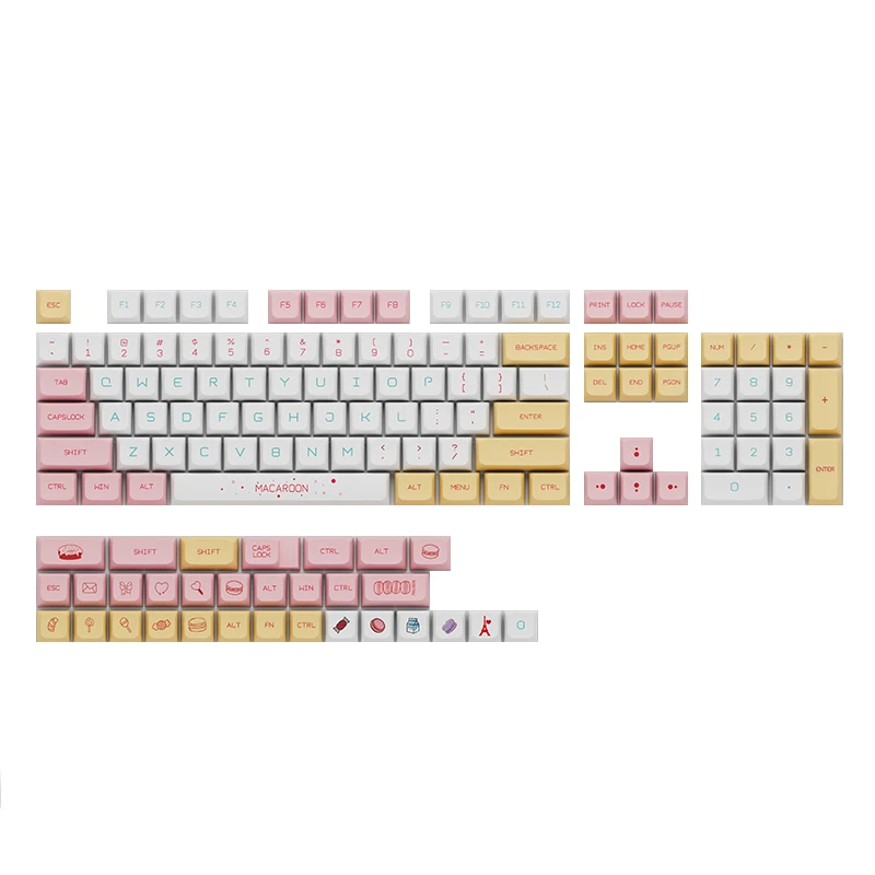 KBDiy PBT колпачки для ключей, Φ XDA, профиль макарон, 135 колпачков для механических клавиатур, игровые милые колпачки для клавиатуры MX, для GK61/64
KBDiy PBT колпачки для ключей, Φ XDA, профиль макарон, 135 колпачков для механических клавиатур, игровые милые колпачки для клавиатуры MX, для GK61/64