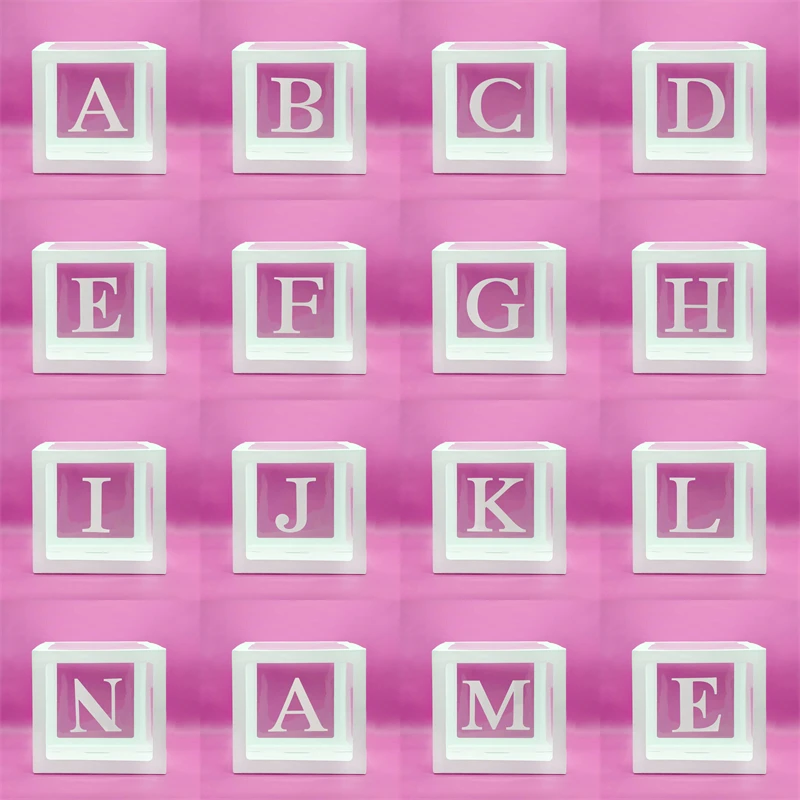 Customize Letter Transparent Name Balloon Box Baby Shower Kids Boy Girl 1st Birthday Party Decoration BabyShower Wedding Decor
Customize Letter Transparent Name Balloon Box Baby Shower Kids Boy Girl 1st Birthday Party Decoration BabyShower Wedding Decor