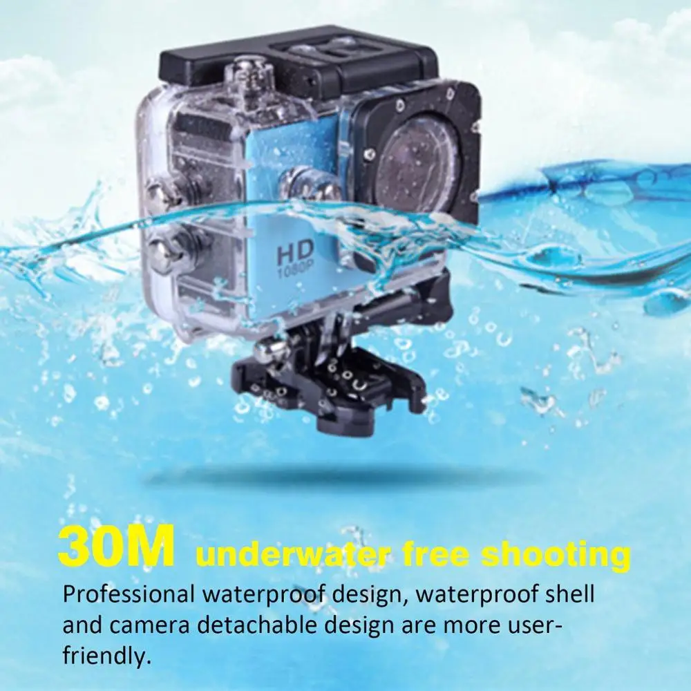 Sports Camera 1080PUltra 30M 1080P Underwater Waterproof Helmet VideoRecording CameraDV Aerial Wireless Wifi Version |