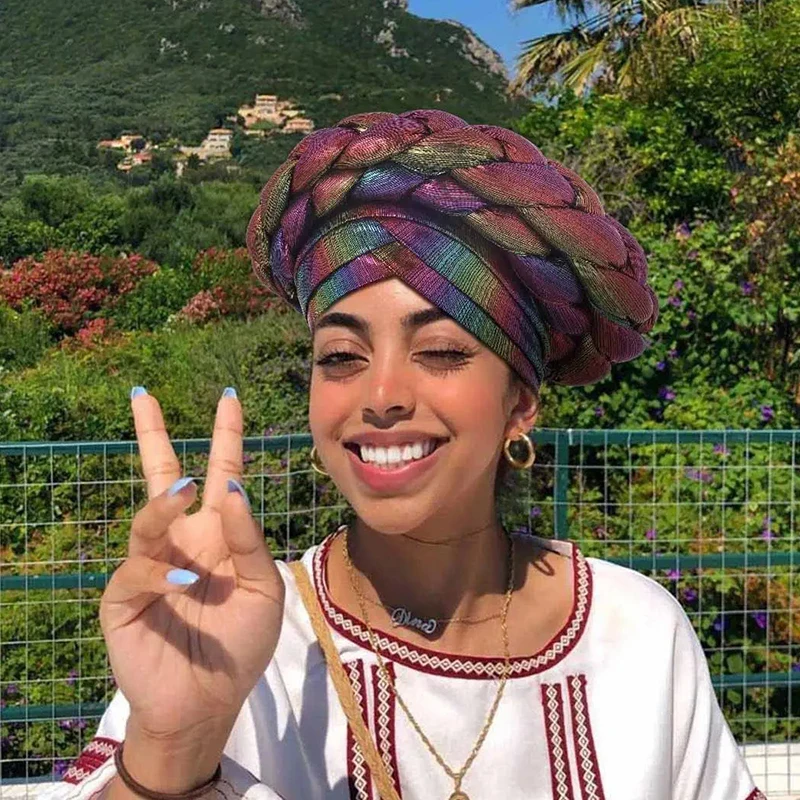 Женский разноцветный головной убор Aso Oke Gele с Африканским узором, предварительно завязанный головной убор, тюрбан, хиджаб, шапка, тюрбан, головной убор
Женский разноцветный головной убор Aso Oke Gele с Африканским узором, предварительно завязанный головной убор, тюрбан, хиджаб, шапка, тюрбан, головной убор