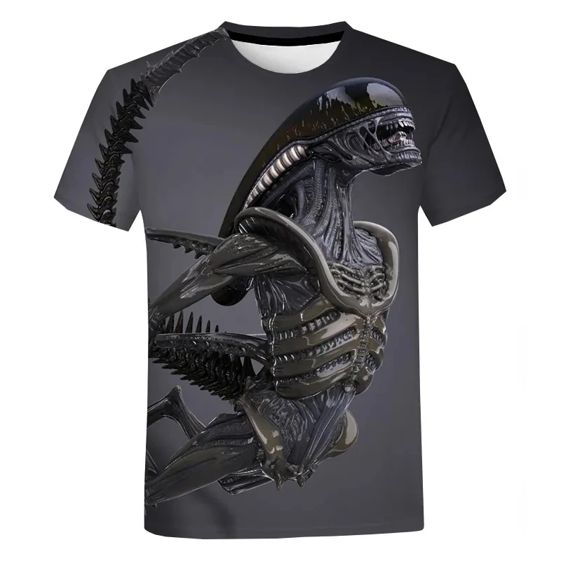 2023 T-shirt Harajuku Casual Men's Clothing Prometheus Men's Clothing T-shirt Summer Alien 3D Print Predator Men's and Women's
2023 T-shirt Harajuku Casual Men's Clothing Prometheus Men's Clothing T-shirt Summer Alien 3D Print Predator Men's and Women's