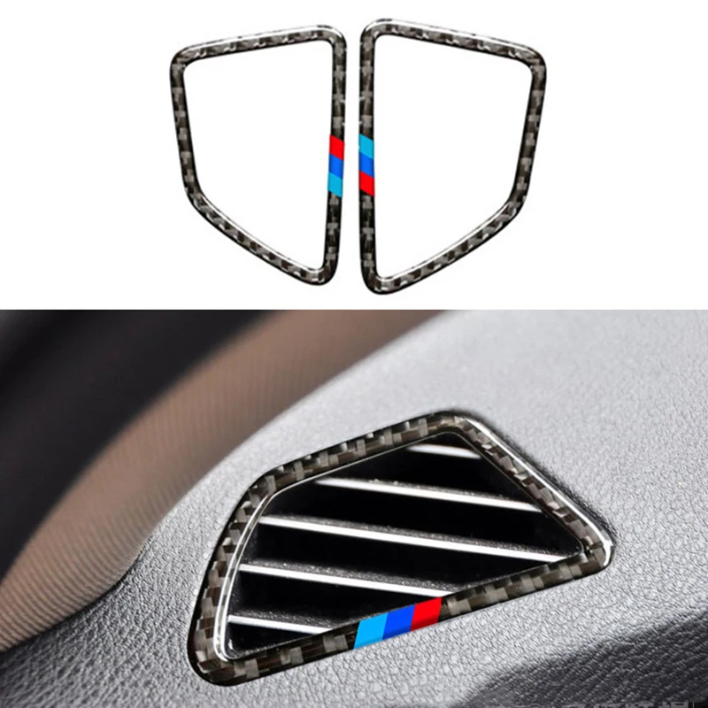 2Pcs Carbon Fiber Car Dashboard Air Conditioning Outlet Frame Trim Sticker For BMW X5 E70 X6 E71 2008-2013 Auto Accessories
2Pcs Carbon Fiber Car Dashboard Air Conditioning Outlet Frame Trim Sticker For BMW X5 E70 X6 E71 2008-2013 Auto Accessories