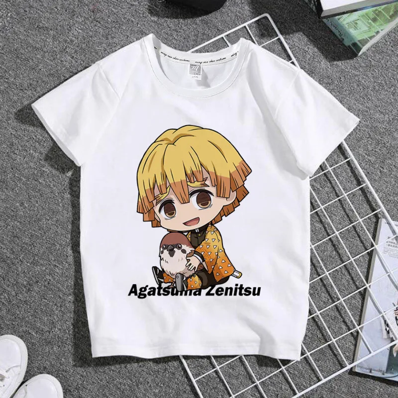 Demon Slayer Printed T-shirt Short Sleeve White T shirts Casual Children's Clothing Unisex Kids Top Tees 2023 New Boys Tshirt
Demon Slayer Printed T-shirt Short Sleeve White T shirts Casual Children's Clothing Unisex Kids Top Tees 2023 New Boys Tshirt