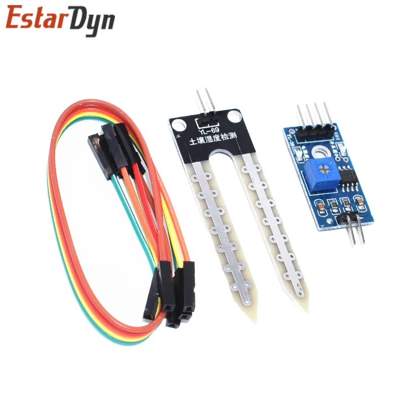 

10pcs LM393 Soil Moisture Hygrometer Detection Humidity Sensor Module Development Board DIY Robot Smart Car for arduino