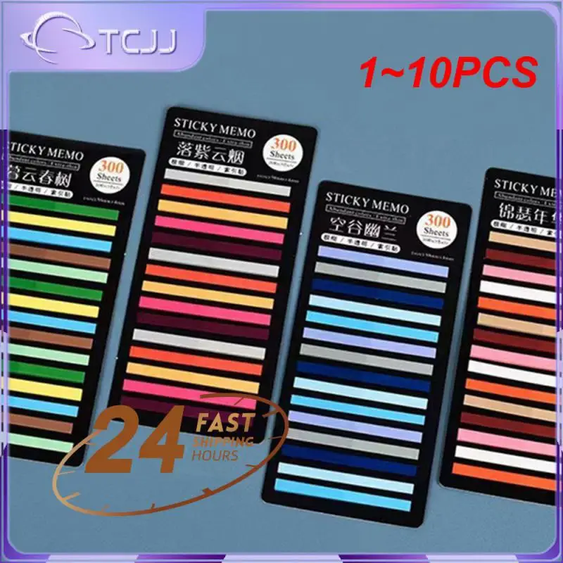 1~10PCS 300 Sheets Colorful Fluorescent Sticky Notes for Translucent Waterproof Student Stationery Supplies Studying Planners
1~10PCS 300 Sheets Colorful Fluorescent Sticky Notes for Translucent Waterproof Student Stationery Supplies Studying Planners