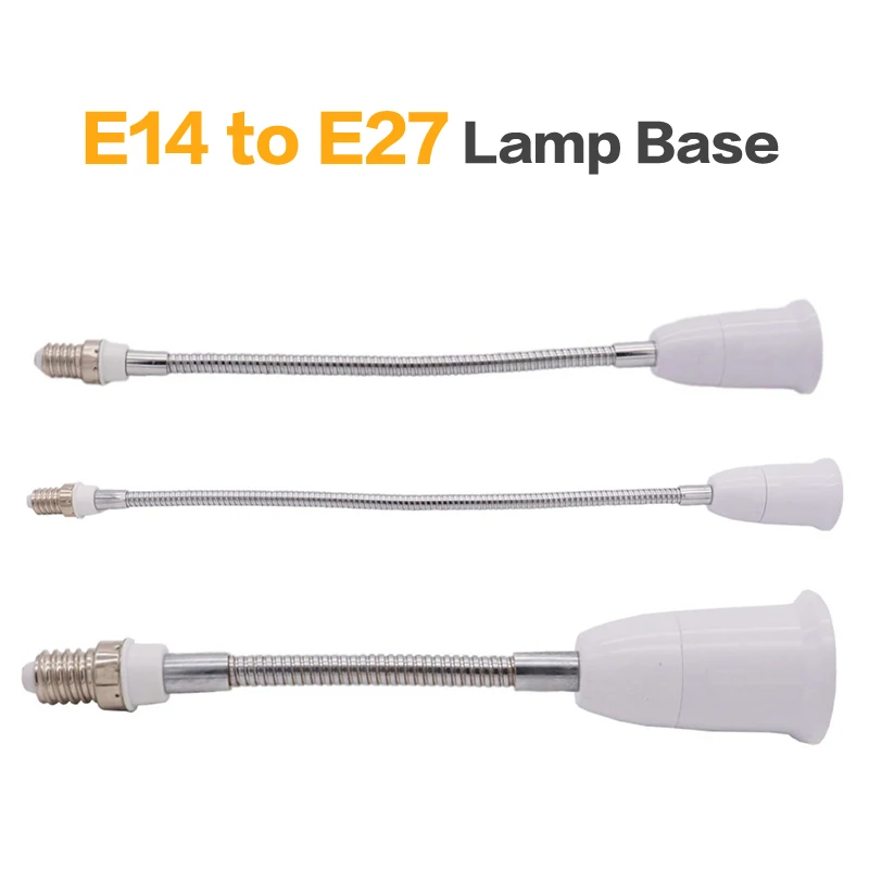 LED Adapter E14 To E27 E14-E27 Extended Lamp Cap Conversion Lamp Base Wall Flexible Holder Light Socket Converter Bases Extender
LED Adapter E14 To E27 E14-E27 Extended Lamp Cap Conversion Lamp Base Wall Flexible Holder Light Socket Converter Bases Extender