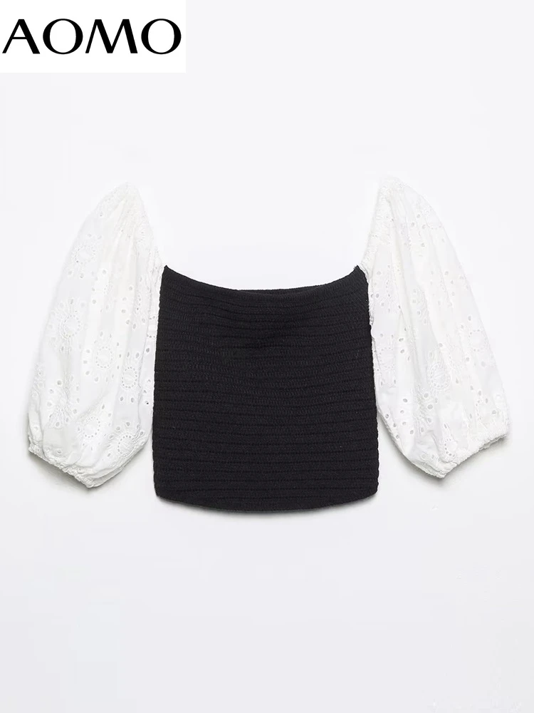 AOMO Women Retro Embroidery Cotton Pathwork Knit Blouse Shirt Ruffles Short Sleeve 2022 Chic Female Shirt Tops 6H137A
AOMO Women Retro Embroidery Cotton Pathwork Knit Blouse Shirt Ruffles Short Sleeve 2022 Chic Female Shirt Tops 6H137A