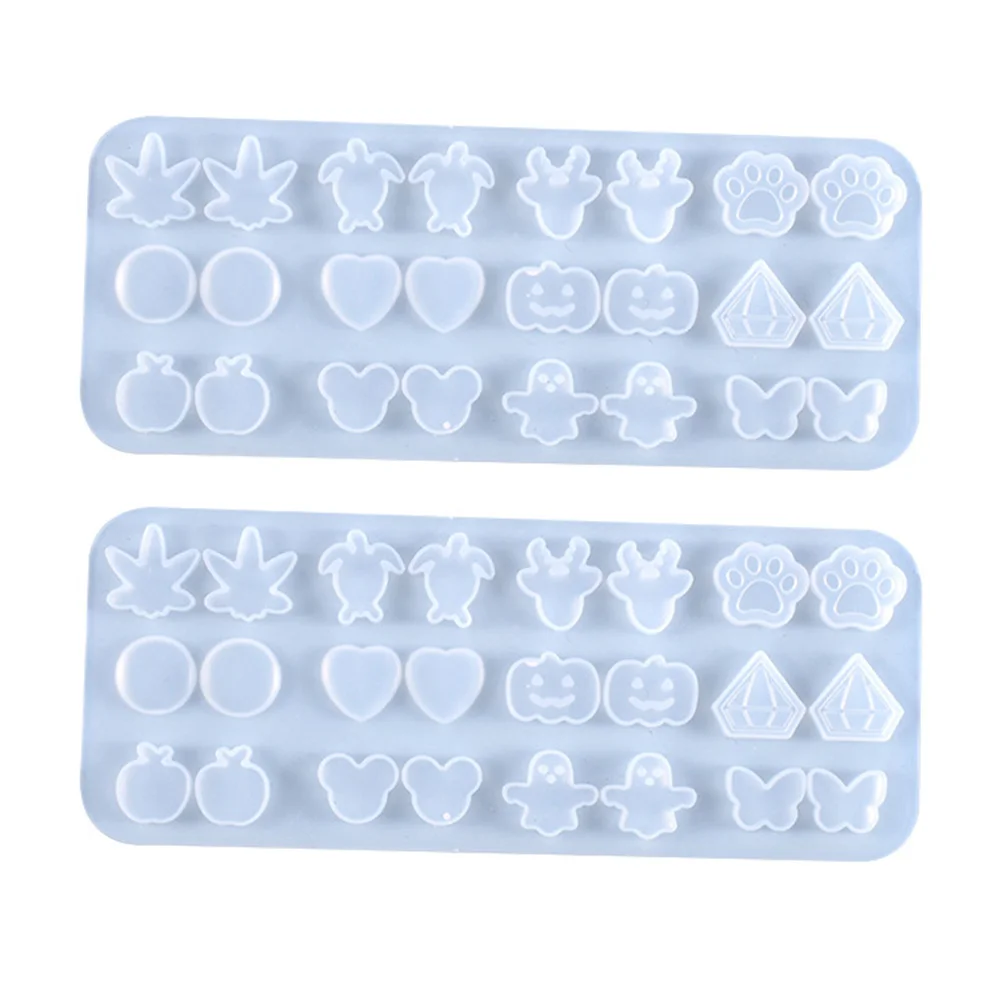 2pcs Silicone Earring Mold Creative Practical Stylish Durable Portable Hanging Pendant Mold DIY Craft Mold Earring Casting Mold
2pcs Silicone Earring Mold Creative Practical Stylish Durable Portable Hanging Pendant Mold DIY Craft Mold Earring Casting Mold