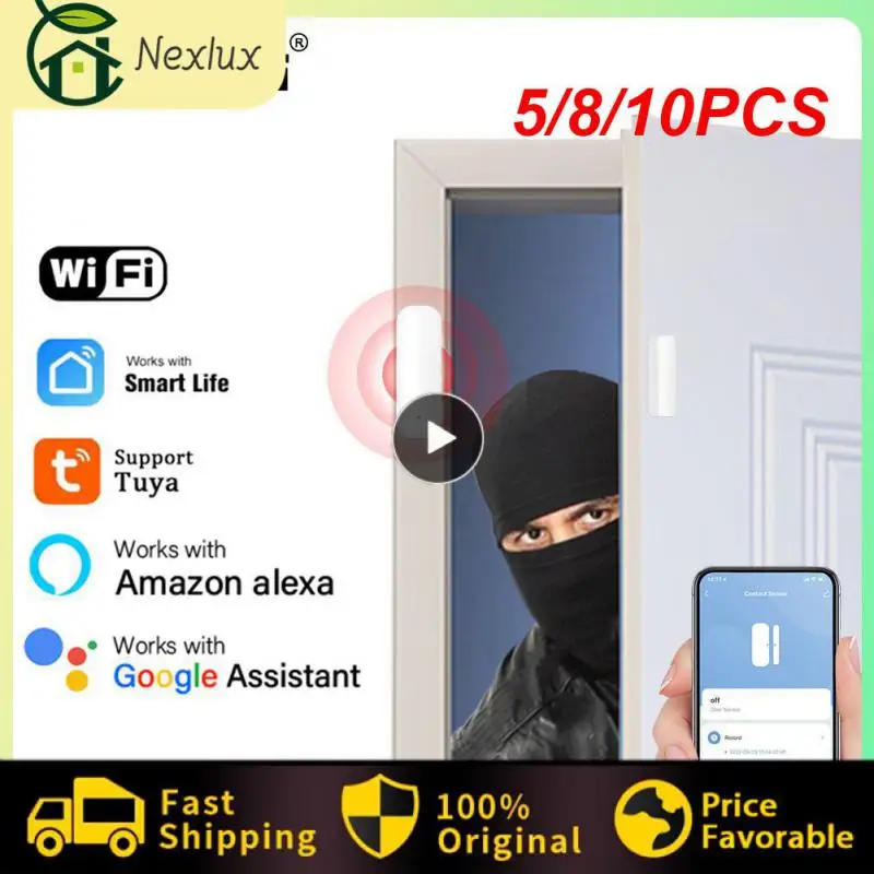 5/8/10PCS Independent Magnetic Work With Google Home Alexa Smart Door Sensor Tuya Wifi Smart Door Open/closed Detectors
5/8/10PCS Independent Magnetic Work With Google Home Alexa Smart Door Sensor Tuya Wifi Smart Door Open/closed Detectors