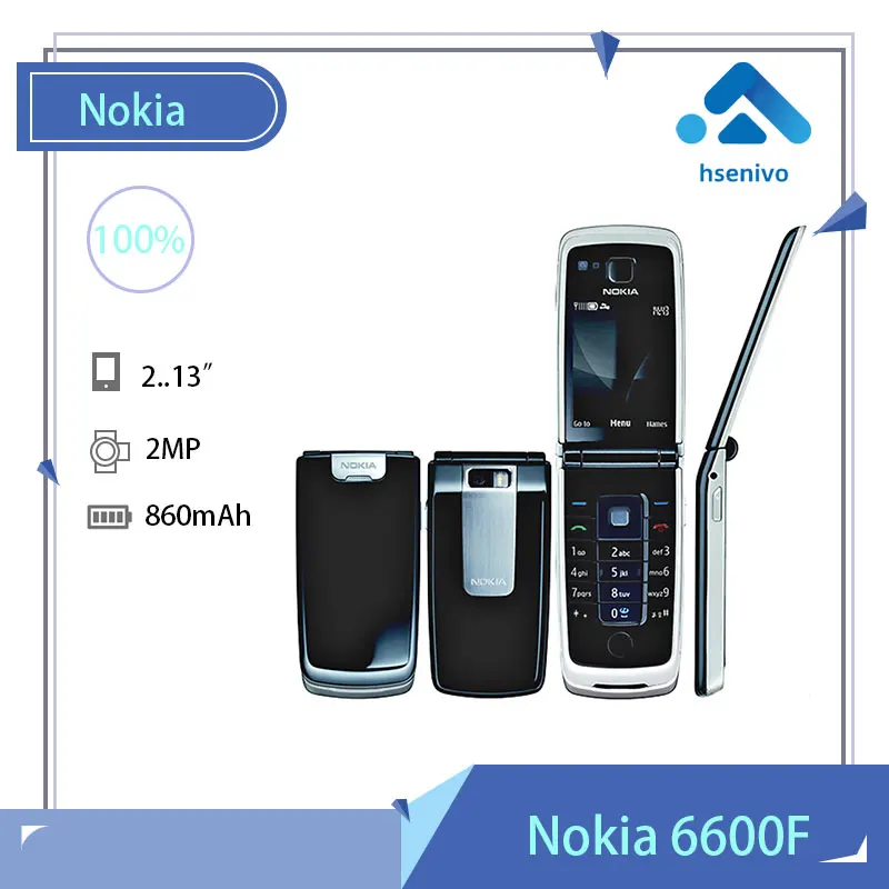 Nokia 6600F refurbished-original phone Unlocked Nokia 6600 Fold Fm radio cell phone Black color in Stock refurbished
Nokia 6600F refurbished-original phone Unlocked Nokia 6600 Fold Fm radio cell phone Black color in Stock refurbished