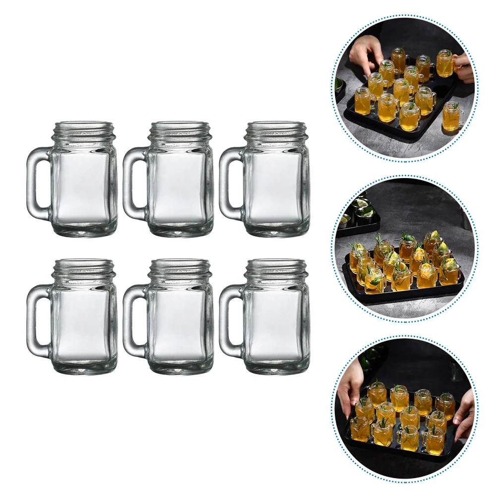 Mason Glass Jar Cup Glasses Cups Jars Mini Drinking Mugs Beer Cocktail Mugsmall Coffee Withbar Honey Handle Smoothie Favor
Mason Glass Jar Cup Glasses Cups Jars Mini Drinking Mugs Beer Cocktail Mugsmall Coffee Withbar Honey Handle Smoothie Favor
