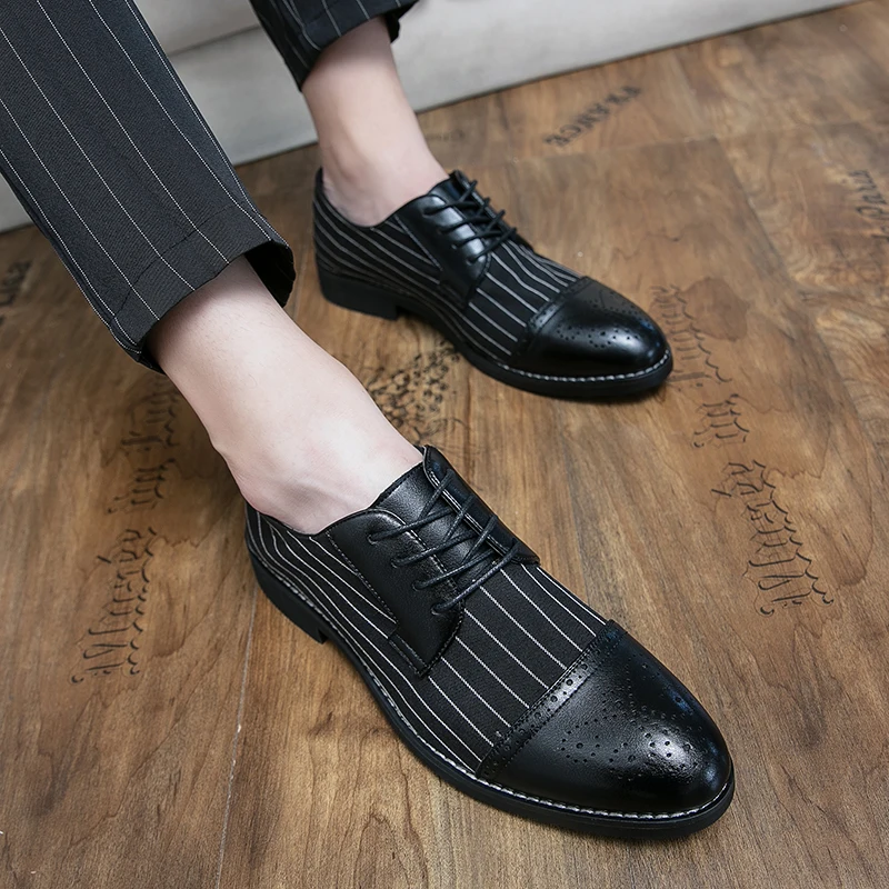 Туфли мужские в британском винтажном стиле, лоскутные, со шнуровкой, классические, для свадьбы, офиса, выпускного вечера, 38-44
Туфли мужские в британском винтажном стиле, лоскутные, со шнуровкой, классические, для свадьбы, офиса, выпускного вечера, 38-44