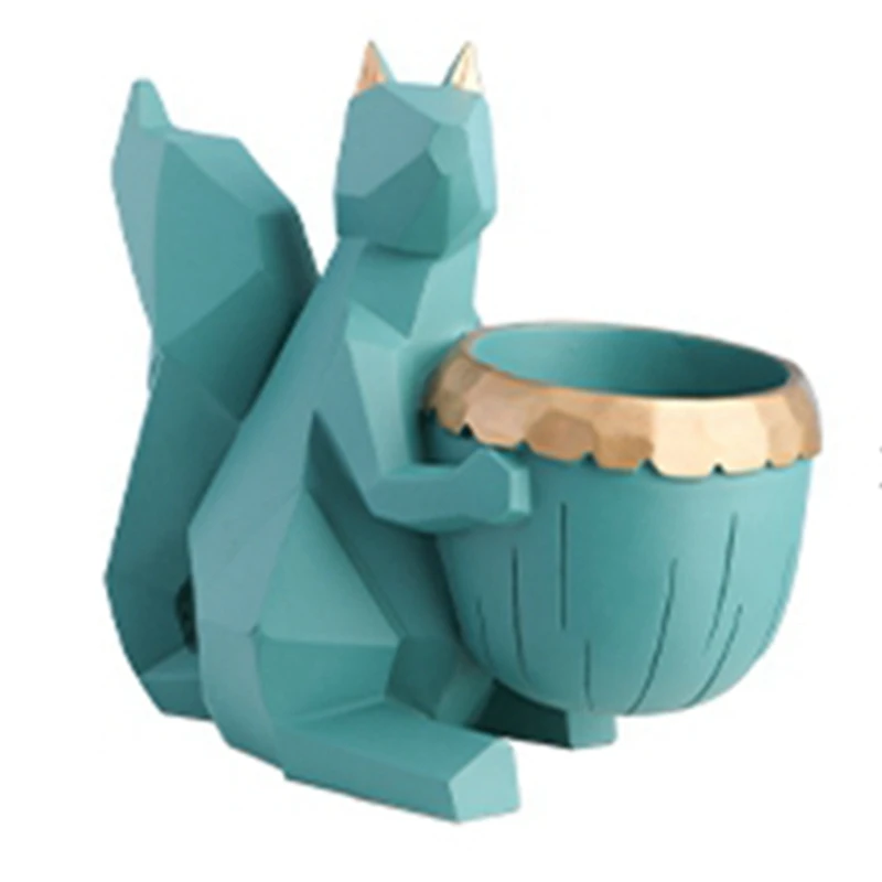 Cute Squirrel Resin Figurine Snacks Makeup Storage Tray Flower Vase Pot Home Decor Living Room Decor Accessories Craft
Cute Squirrel Resin Figurine Snacks Makeup Storage Tray Flower Vase Pot Home Decor Living Room Decor Accessories Craft
