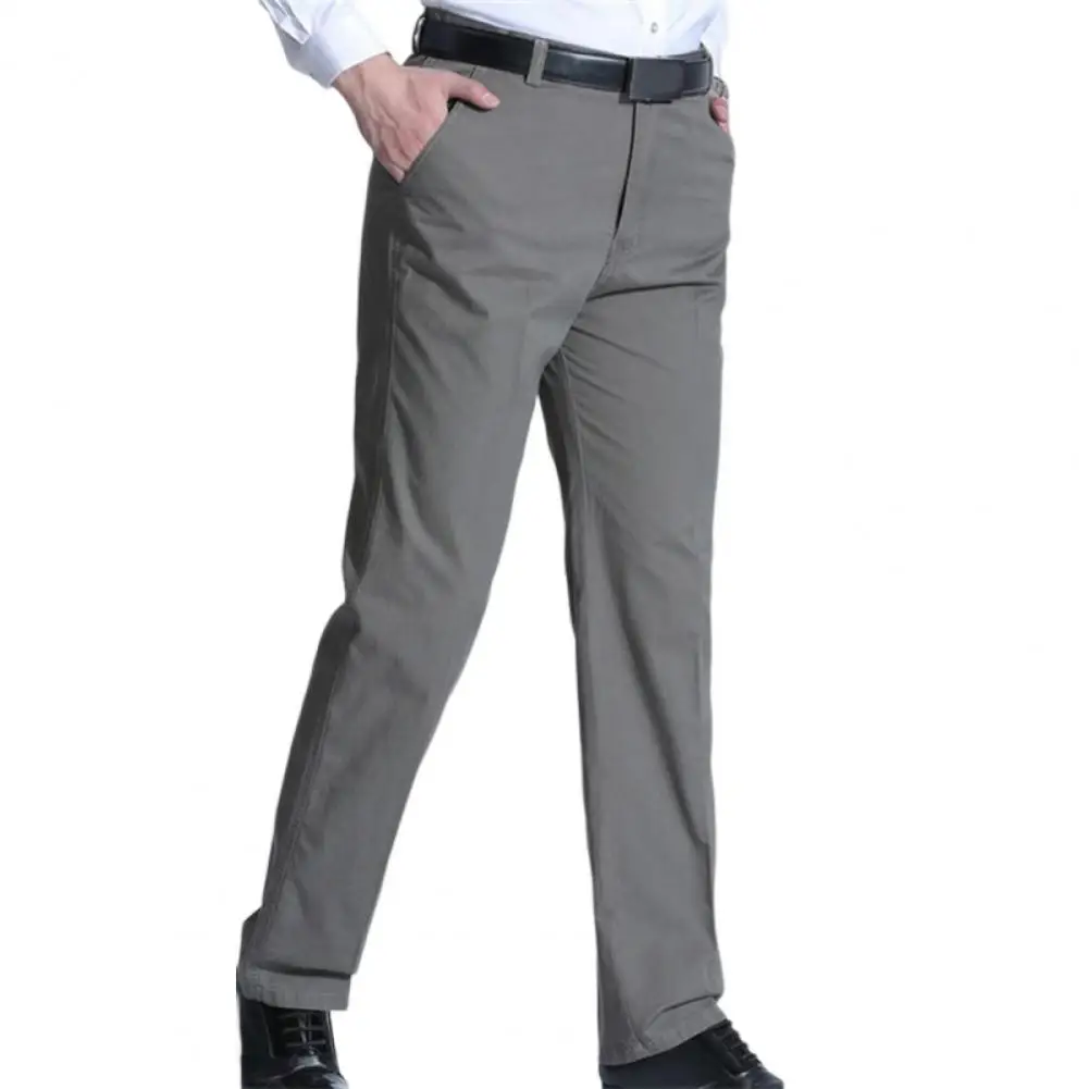 Men Trousers Middle-aged Solid Color High Waist Spring Summer Stretchy Full Length Pants Man Trouser Pant for Business Office
Men Trousers Middle-aged Solid Color High Waist Spring Summer Stretchy Full Length Pants Man Trouser Pant for Business Office