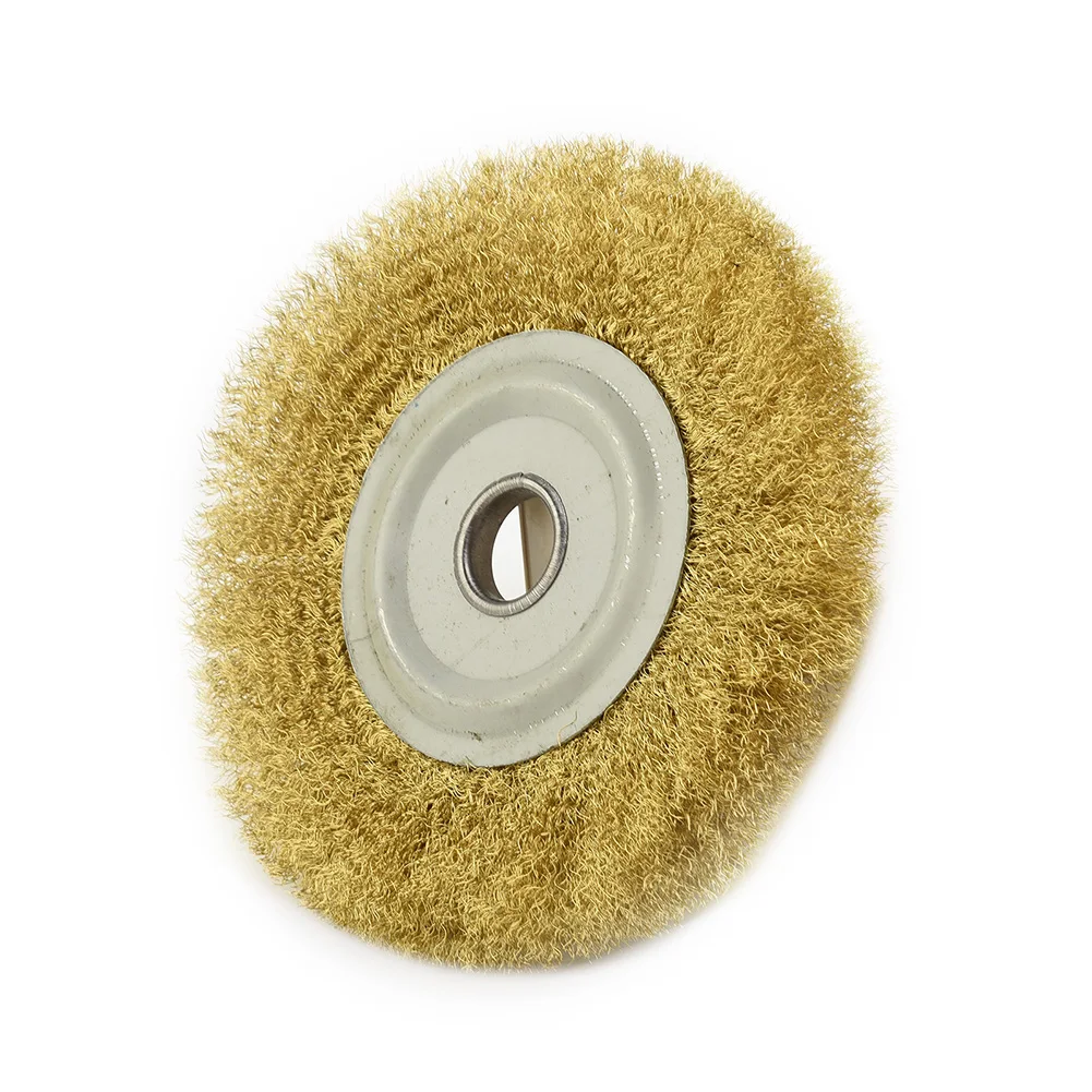 1pc 5 Inch Pure Copper Wire Wheel Brass Brush For Bench Grinder Metal Polishing For Adhesion Replacement Accessories New
1pc 5 Inch Pure Copper Wire Wheel Brass Brush For Bench Grinder Metal Polishing For Adhesion Replacement Accessories New