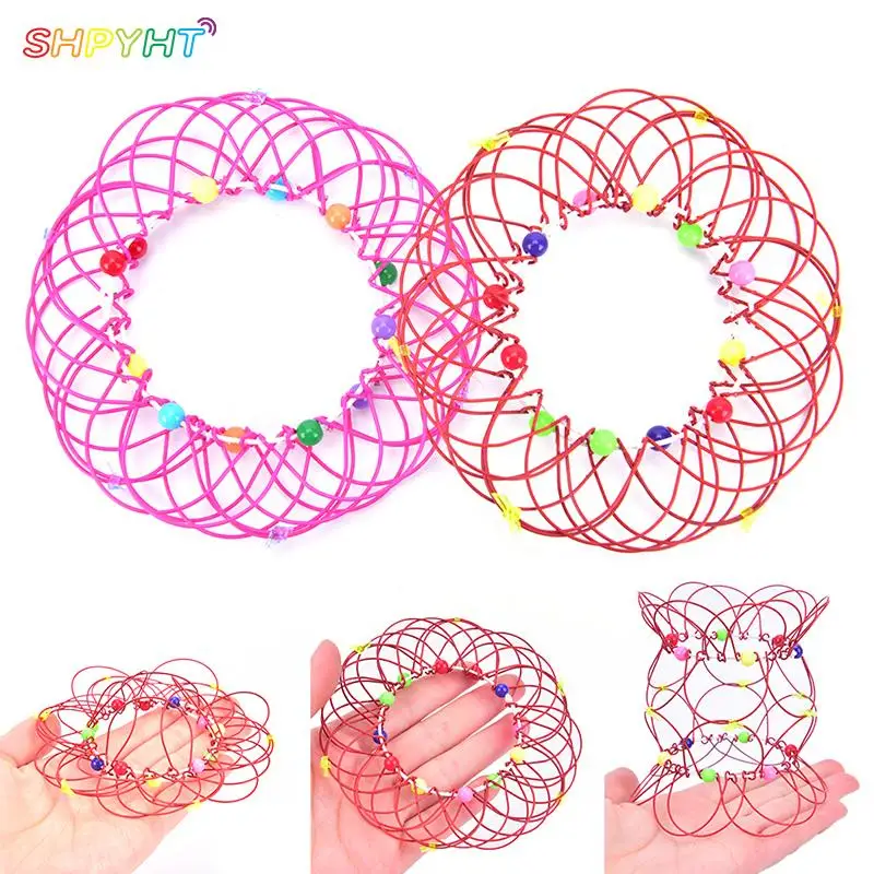 Magic Flow Iron Wire Ring 3D Toy Multiple Changes Mandala Flower Basket Toys high quality
Magic Flow Iron Wire Ring 3D Toy Multiple Changes Mandala Flower Basket Toys high quality