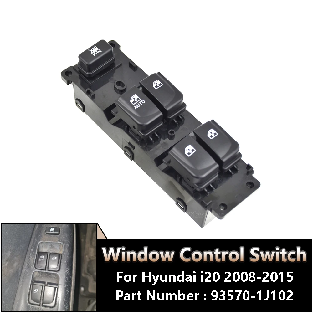 Автомобильные аксессуары для Hyundai i20 2008-2015 93570-1J102 935701J102 Электрический переключатель стеклоподъемника автозапчасти
Автомобильные аксессуары для Hyundai i20 2008-2015 93570-1J102 935701J102 Электрический переключатель стеклоподъемника автозапчасти