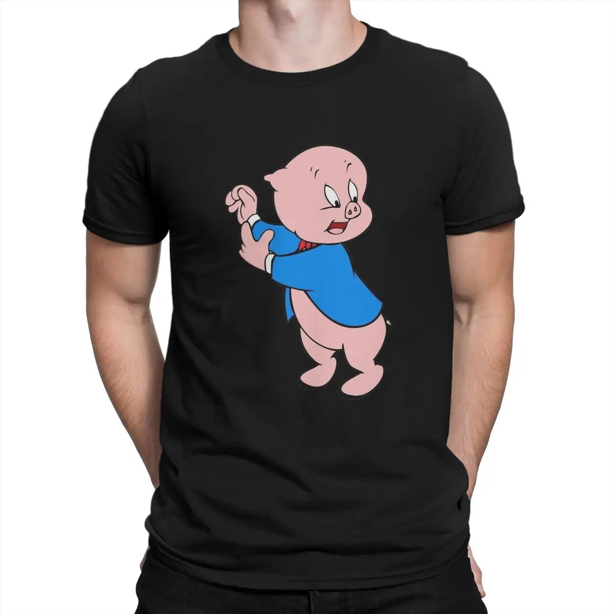 Porky Pig A Cartoon Stuttering Like Being Quiet Just Folks Man TShirt Blue Suit Distinctive T Shirt Graphic Sweatshirts Hipster
Porky Pig A Cartoon Stuttering Like Being Quiet Just Folks Man TShirt Blue Suit Distinctive T Shirt Graphic Sweatshirts Hipster