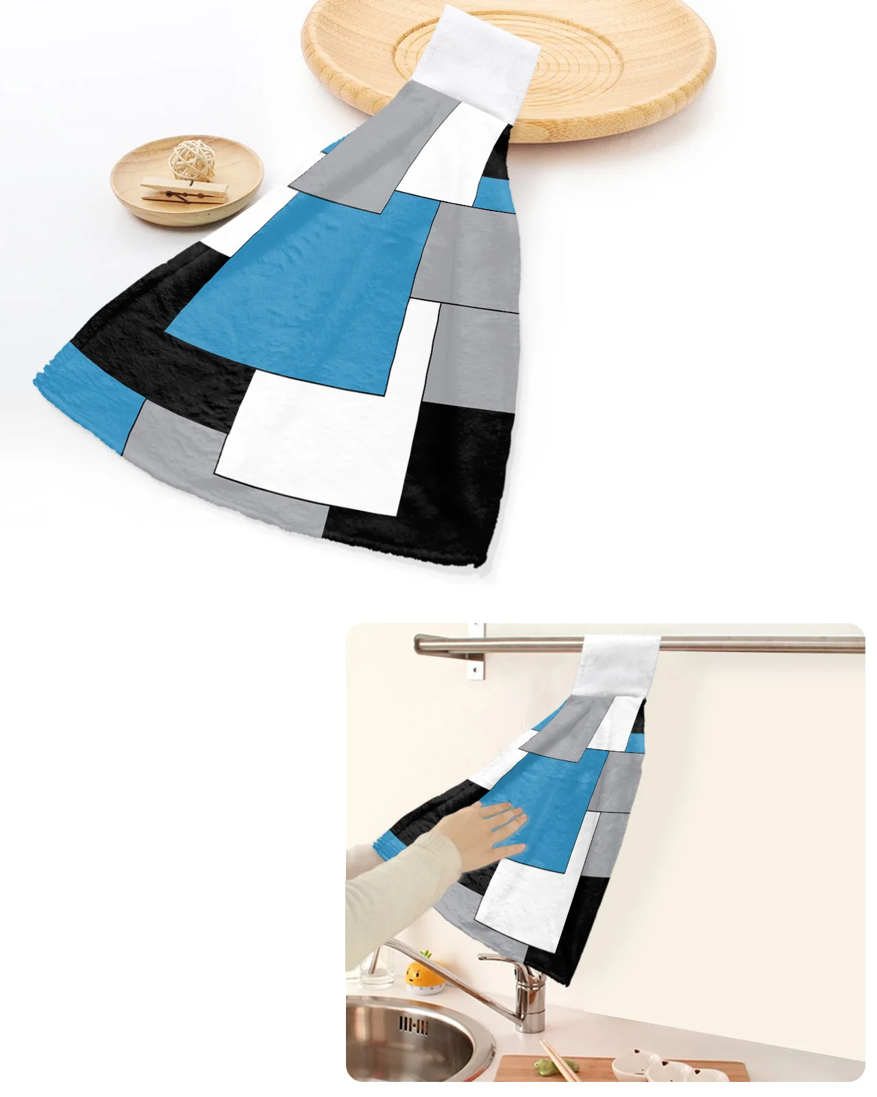 Blue Black Grey Patchwork Abstract Art Medieval Style Hand Towels Kitchen Bathroom Hanging Dishcloths Absorbent Wipe Towel
Blue Black Grey Patchwork Abstract Art Medieval Style Hand Towels Kitchen Bathroom Hanging Dishcloths Absorbent Wipe Towel