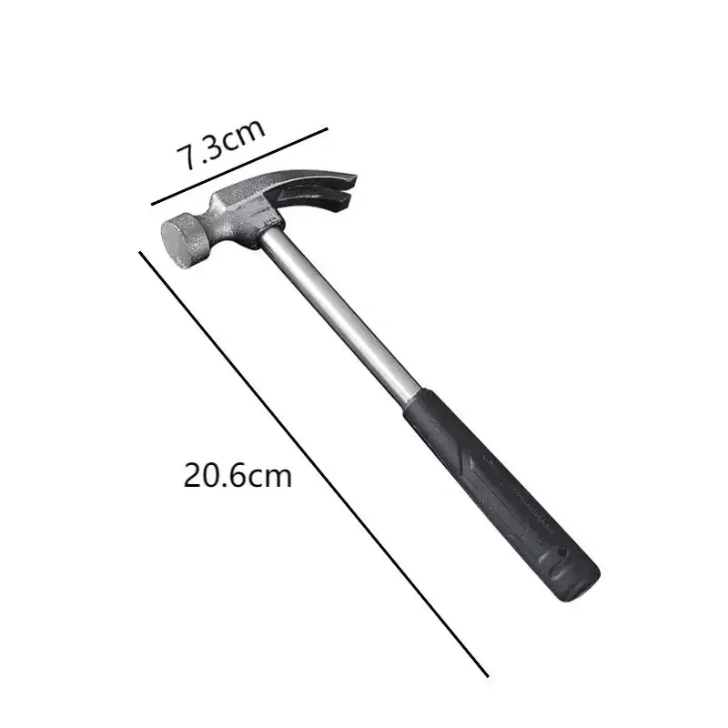 Молоток с когтями, многофункциональный строительный молоток, безопасный молоток для бесследных ногтей, разбрызгиватель окон