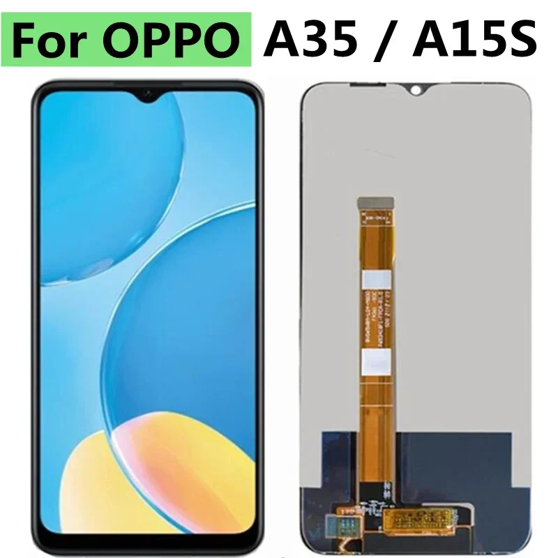 Для OPPO A15S CPH2179 ЖК-дисплей преобразователь сенсорного экрана в сборе замена для A35