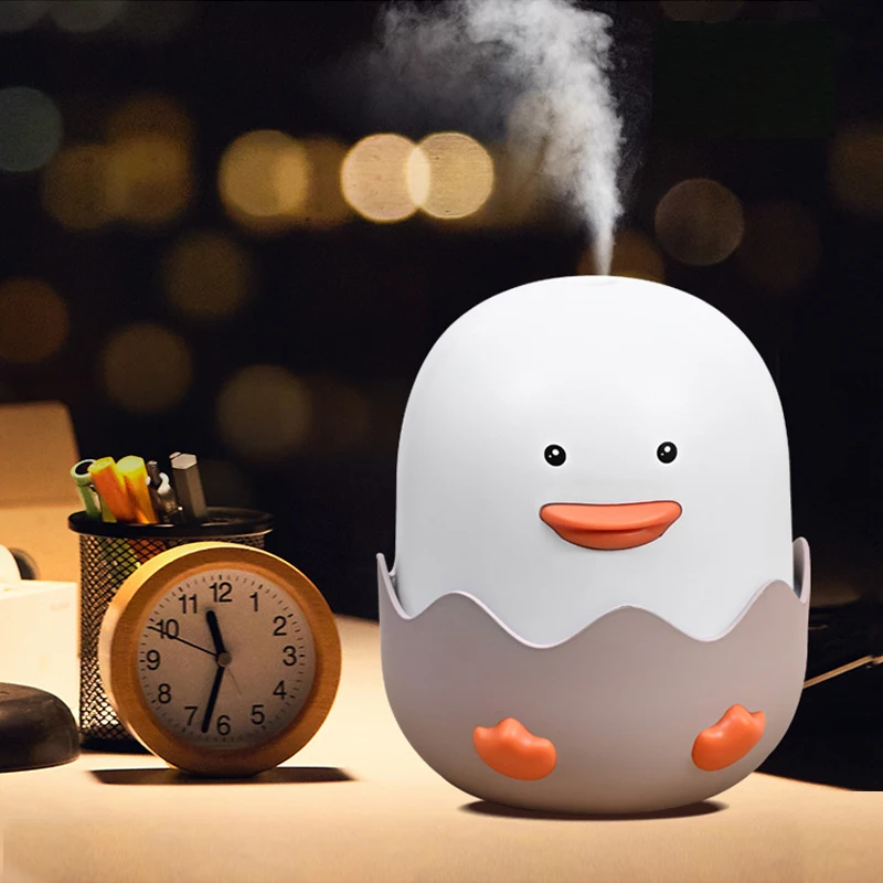 300ML Cute Duck Mini Air Humidifier USB Aroma Essential Oil Diffuser For Home Car Ultrasonic Mist Maker With LED Light Diffuser
300ML Cute Duck Mini Air Humidifier USB Aroma Essential Oil Diffuser For Home Car Ultrasonic Mist Maker With LED Light Diffuser
