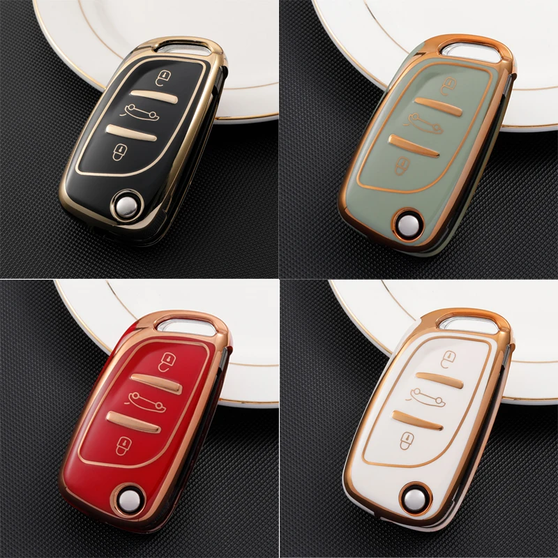 Soft TPU 3 Button Car Fold Key Case Full Cover For Peugeot Citroen C1 C2 C4 C3 C5 DS3 DS6 DS4 DS5 Remote Key Shell Accessories
Soft TPU 3 Button Car Fold Key Case Full Cover For Peugeot Citroen C1 C2 C4 C3 C5 DS3 DS6 DS4 DS5 Remote Key Shell Accessories