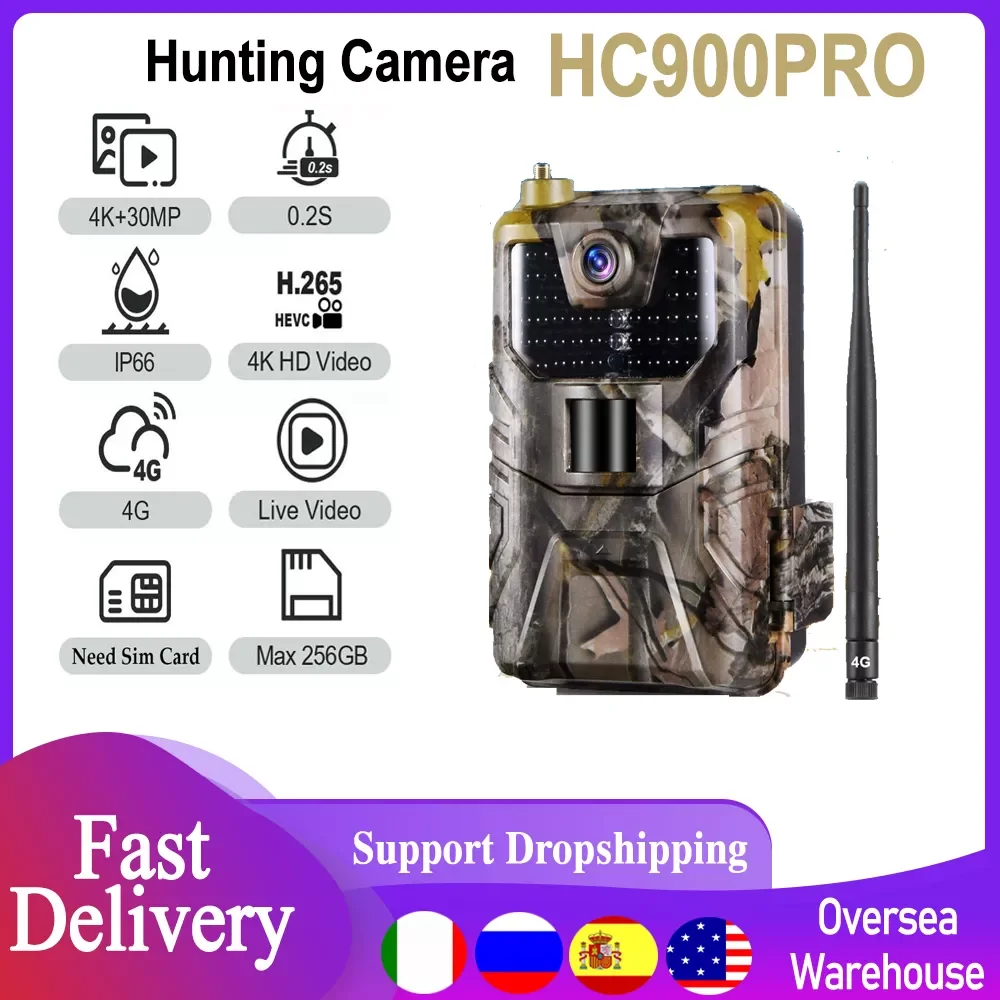 Hunting Trail Camera Live Broadca APP 4K Night Vision Cameras Cloud Service 4G Cellular Mobile 30MP Wireless Wildlife
Hunting Trail Camera Live Broadca APP 4K Night Vision Cameras Cloud Service 4G Cellular Mobile 30MP Wireless Wildlife
