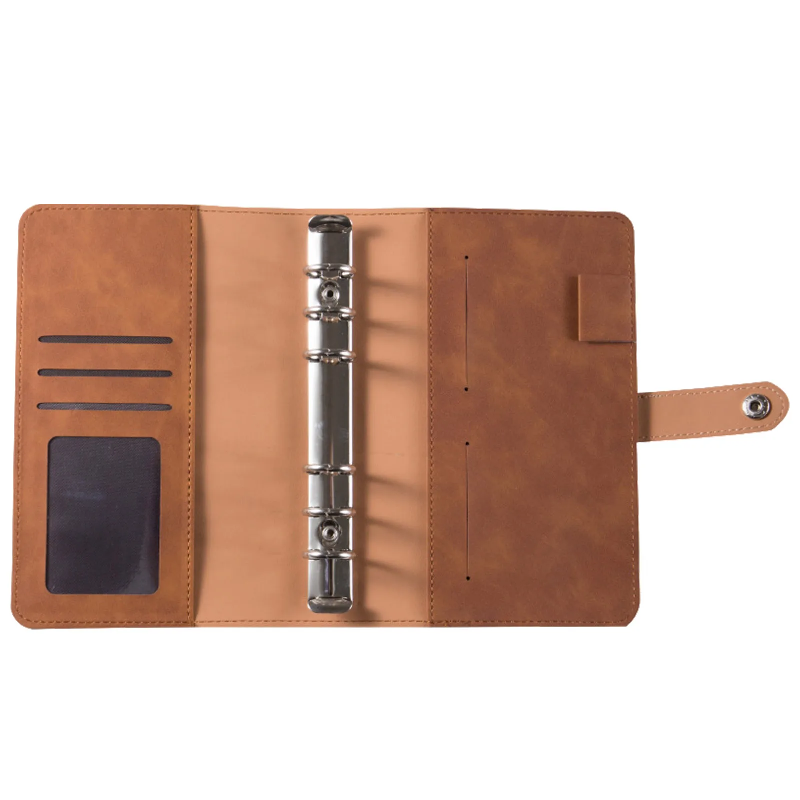 A6 PU Leather Notebook Binder New Budget Planner Organizer 6 Ring Binder Cover With 12 Binder Pockets Pen Holder And Bank Card
A6 PU Leather Notebook Binder New Budget Planner Organizer 6 Ring Binder Cover With 12 Binder Pockets Pen Holder And Bank Card