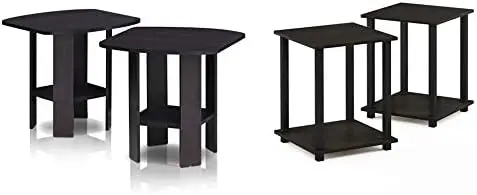 Design End Table, 2-Pack, French Oak Grey/Black & Andrey Set of 2 End Table/Side Table/Night Stand/Bedside Table with Bin Dr
Design End Table, 2-Pack, French Oak Grey/Black & Andrey Set of 2 End Table/Side Table/Night Stand/Bedside Table with Bin Dr