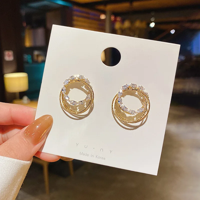 Wholesale Sterling Silvers Pin Round Fashion Earrings Female Women Stud Drop Shipping Gift
Wholesale Sterling Silvers Pin Round Fashion Earrings Female Women Stud Drop Shipping Gift