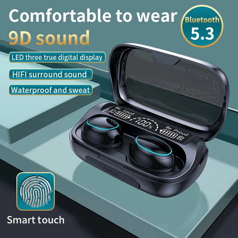 G36 Wireless Earphones Bluetooth V5.3 TWS Wireless Headphones With LED Digital Display Touch Control Earplugs Sports Earphone
G36 Wireless Earphones Bluetooth V5.3 TWS Wireless Headphones With LED Digital Display Touch Control Earplugs Sports Earphone