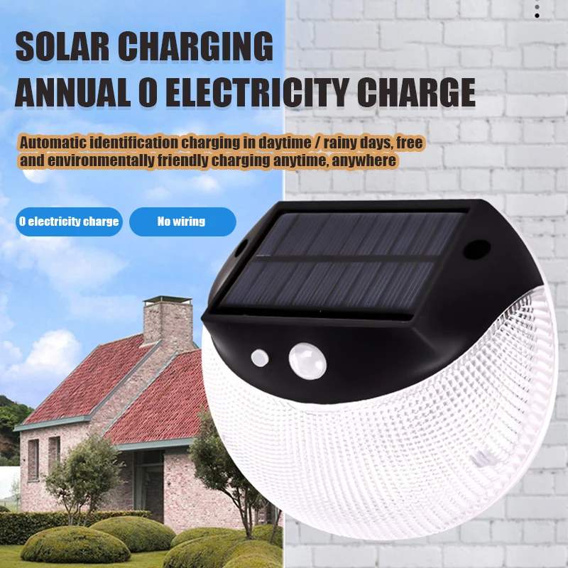 Round Solar Wall Light Outdoor Light Home Garden Waterproof Induction Wall Light Outdoor Lighting Super Bright LED Street Light
Round Solar Wall Light Outdoor Light Home Garden Waterproof Induction Wall Light Outdoor Lighting Super Bright LED Street Light