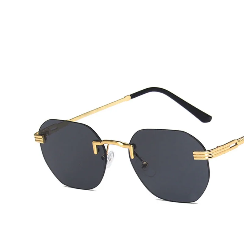Sunglasses Frameless Gold Metal Ladies Sunglasses Men Rimless Brown Sun Glasses For Women Fashion Shades Cutting Eyeglass
Sunglasses Frameless Gold Metal Ladies Sunglasses Men Rimless Brown Sun Glasses For Women Fashion Shades Cutting Eyeglass