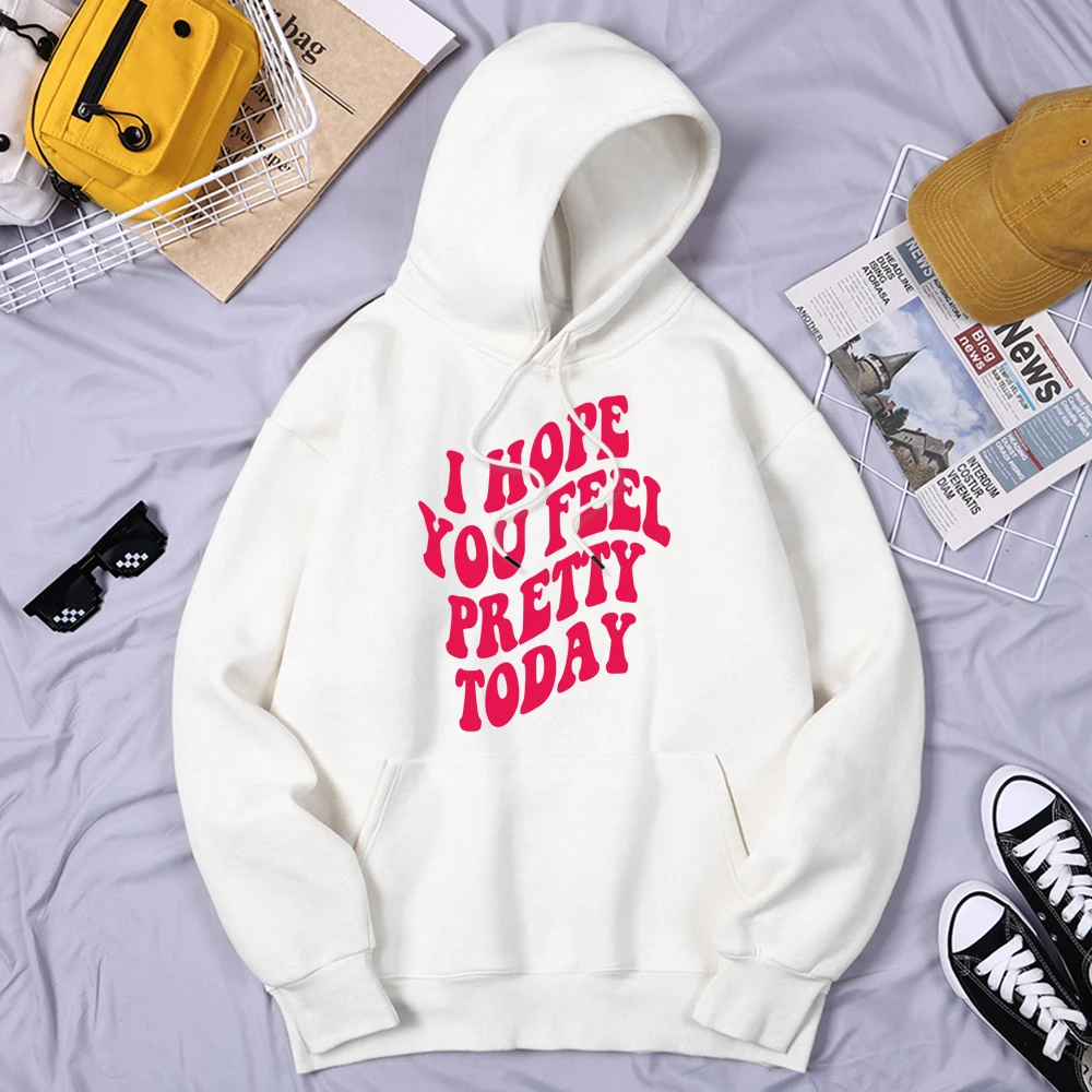 Мужская толстовка с капюшоном I Hope You Feel Pretty Today, удобная толстовка с графическим принтом, модные уличные толстовки, популярная мягкая мужская уличная одежда
Мужская толстовка с капюшоном I Hope You Feel Pretty Today, удобная толстовка с графическим принтом, модные уличные толстовки, популярная мягкая мужская уличная одежда