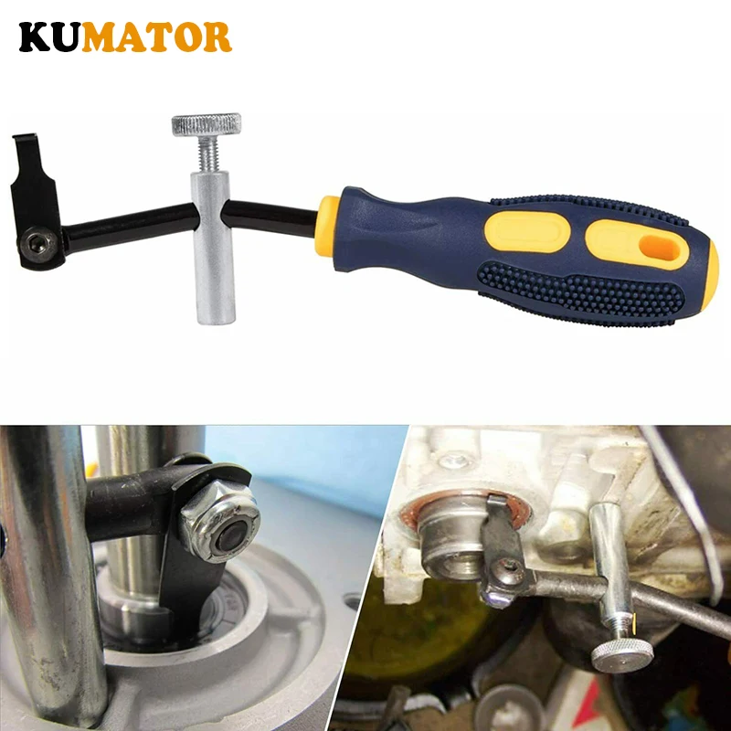 KUMATOR 58430 Shaft Seal Puller Type With Spare Hook Crankshaft Camshaft Remover Automotive Tool
KUMATOR 58430 Shaft Seal Puller Type With Spare Hook Crankshaft Camshaft Remover Automotive Tool