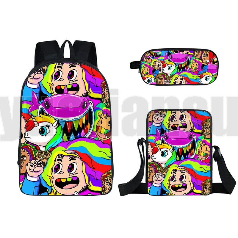 16 Inch Cute Album GOOBA School Bags for Girls High School Anime 6IX9INE Backpack 3D Tekashi 69 Bookbag Pencil Box Bagpack
16 Inch Cute Album GOOBA School Bags for Girls High School Anime 6IX9INE Backpack 3D Tekashi 69 Bookbag Pencil Box Bagpack