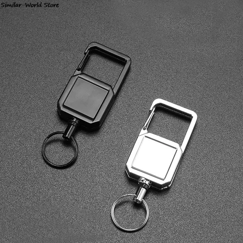 1Pc Steel Wire Rope High Resilience Retractable Key Chain Outdoor Carabiner D-type Anti Lost Easy To Pull Buckle Keyring
1Pc Steel Wire Rope High Resilience Retractable Key Chain Outdoor Carabiner D-type Anti Lost Easy To Pull Buckle Keyring