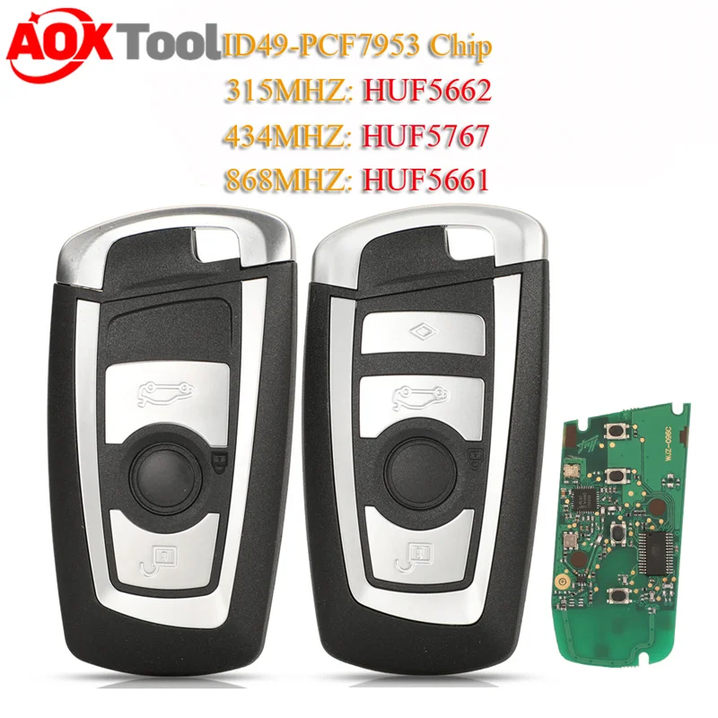 Дистанционный ключ HUF5662 HUF5767 HUF5661 315/434/868 МГц ID49 PCF7953 для BMW F 3 5 7 серии X5 X6 F20 F22 F30 CAS4 CAS4 + Фем
Дистанционный ключ HUF5662 HUF5767 HUF5661 315/434/868 МГц ID49 PCF7953 для BMW F 3 5 7 серии X5 X6 F20 F22 F30 CAS4 CAS4 + Фем