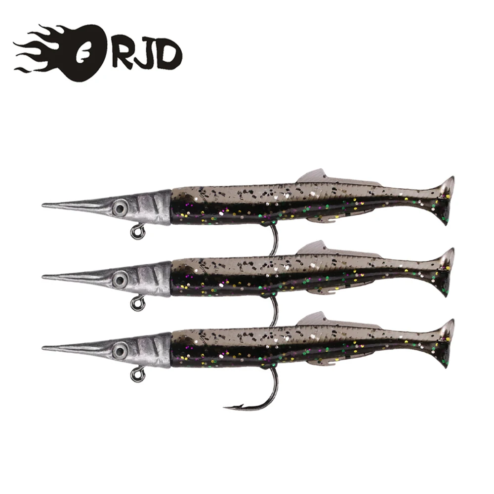 ORJD Soft Silicon Fishing Lures Lead Head Tunas Double Color T Tail Artificial Bait with Hooks Sinking Wobblers Swimbait Pesca 
ORJD Soft Silicon Fishing Lures Lead Head Tunas Double Color T Tail Artificial Bait with Hooks Sinking Wobblers Swimbait Pesca