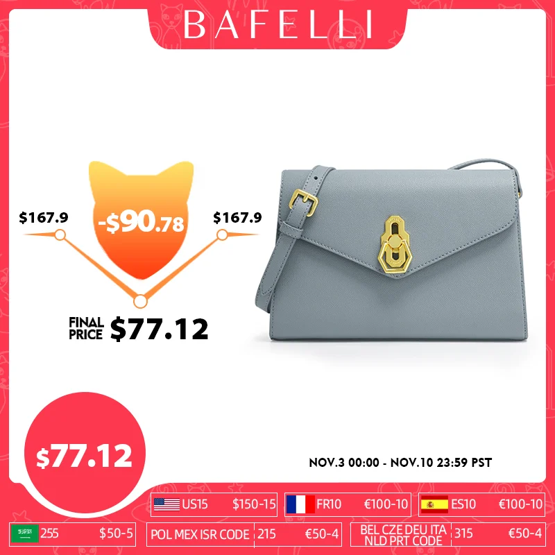 BAFELLI WOMEN'S BAG 2022 NEW FASHION DESIGNER SHOULDER HANDBAGS QUALITY CASUAL TRENDING LUXURY BRAND CROSSBODY UNISEX STYLE 
BAFELLI WOMEN'S BAG 2022 NEW FASHION DESIGNER SHOULDER HANDBAGS QUALITY CASUAL TRENDING LUXURY BRAND CROSSBODY UNISEX STYLE
