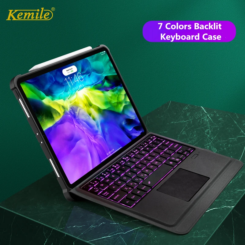 Touchpad Keyboard Case For iPad Pro 12.9 9th 10.2 Pro 11 2020 2021 Air 3 10.5 Air 4 10.9 8th 10.2 Pro 10.5 9.7 Cover keyboard
Touchpad Keyboard Case For iPad Pro 12.9 9th 10.2 Pro 11 2020 2021 Air 3 10.5 Air 4 10.9 8th 10.2 Pro 10.5 9.7 Cover keyboard