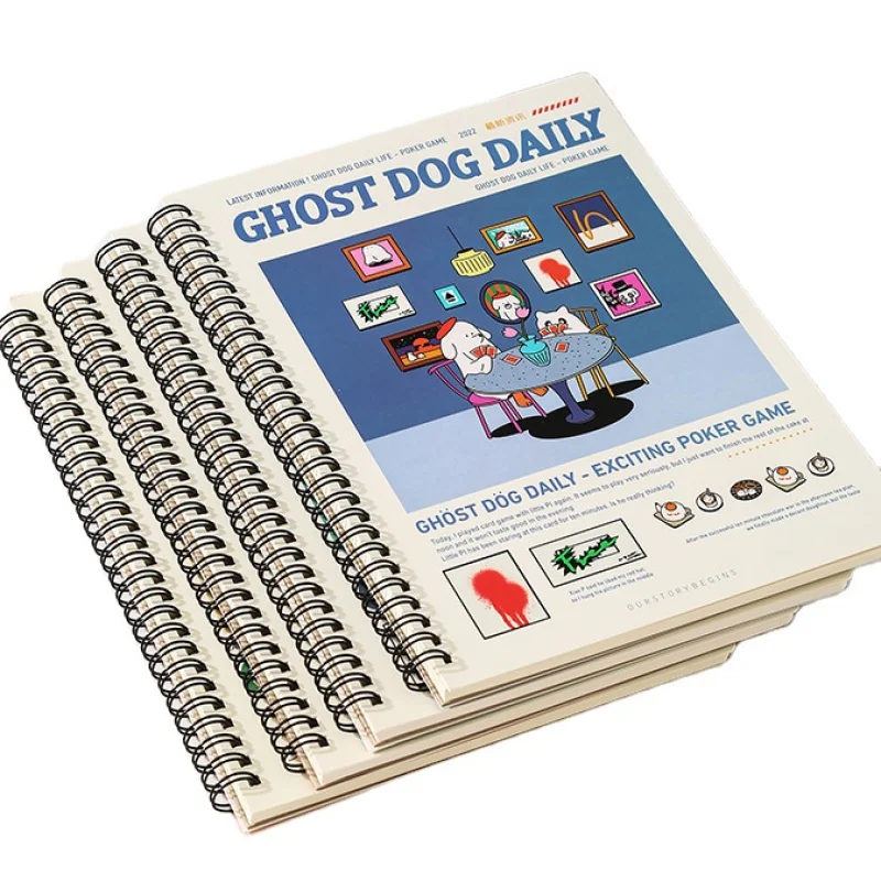 PersonAlibabazed custom cheap promotion art paper hard cover A5 coil spiral diary notebook for schol 
PersonAlibabazed custom cheap promotion art paper hard cover A5 coil spiral diary notebook for schol