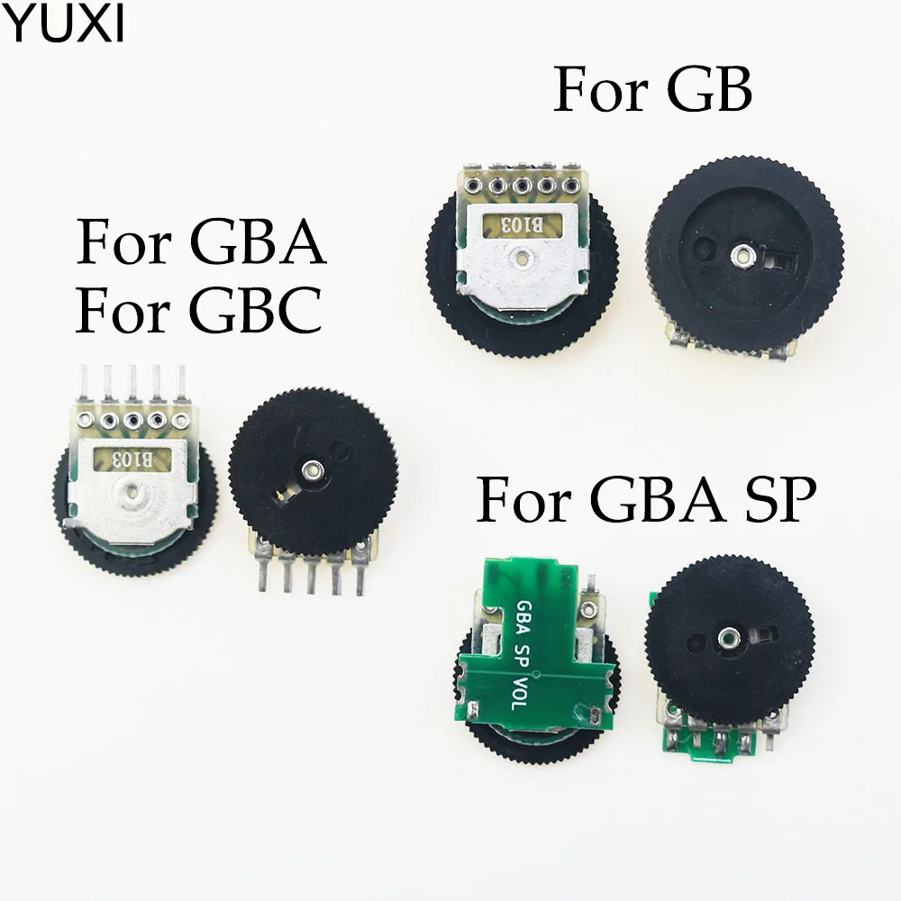 YUXI 10pcs Replacement For GB GBC GBA SP Motherboard Volume Switch Potentiometer Parts for Gameboy GB GBC GBA SP VOL
YUXI 10pcs Replacement For GB GBC GBA SP Motherboard Volume Switch Potentiometer Parts for Gameboy GB GBC GBA SP VOL
