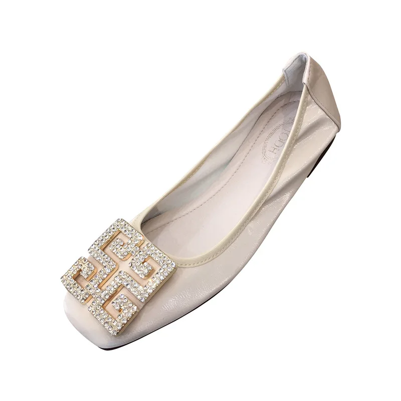 New Spring Autumn Women's Flats Shoes Classics Fashion Ladies Rhinestone Dress Soft Boat Ballet Casual Loafers Egg Roll Style
New Spring Autumn Women's Flats Shoes Classics Fashion Ladies Rhinestone Dress Soft Boat Ballet Casual Loafers Egg Roll Style