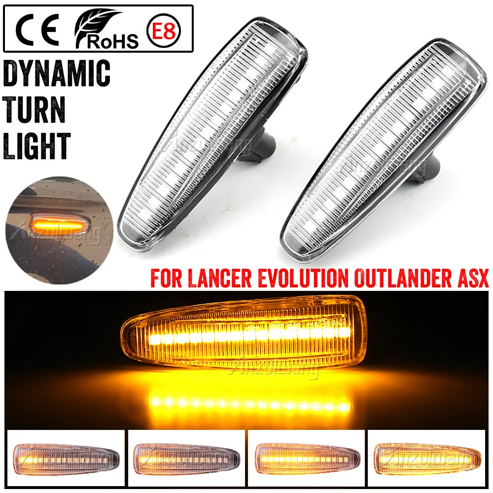 Turn Signal Lamp LED For Mistubishi Outlander Sport Mirage Sport Lancer Evolution X Light Car Dynamic Side Marker Blinker
Turn Signal Lamp LED For Mistubishi Outlander Sport Mirage Sport Lancer Evolution X Light Car Dynamic Side Marker Blinker