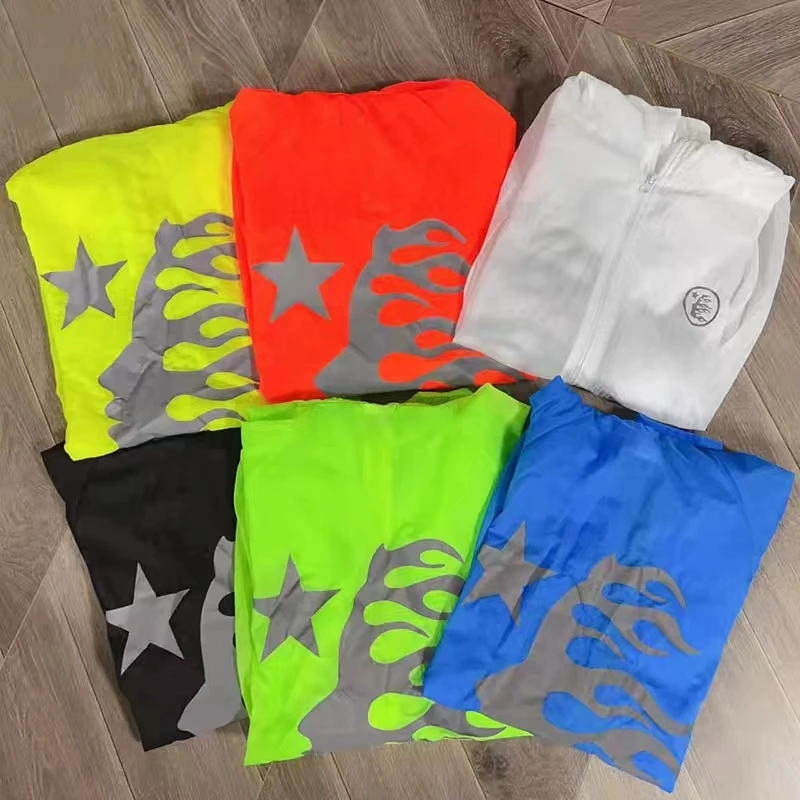 Hellstar Sun Proof Jacket Flame Print 3M Reflective UV Sun Protection Clothing Men Women Ultra Light Hooded Jacket Zip Jacket 
Hellstar Sun Proof Jacket Flame Print 3M Reflective UV Sun Protection Clothing Men Women Ultra Light Hooded Jacket Zip Jacket