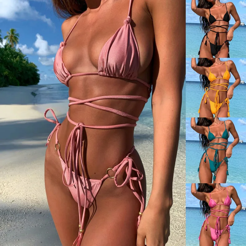 2022 New BIKINI TRIANGLE Soft Bag Bandage Women's Sexy Swimsuit Printed Fashion Bikini Swimsuit Two Piece Set Designer Bikini
2022 New BIKINI TRIANGLE Soft Bag Bandage Women's Sexy Swimsuit Printed Fashion Bikini Swimsuit Two Piece Set Designer Bikini