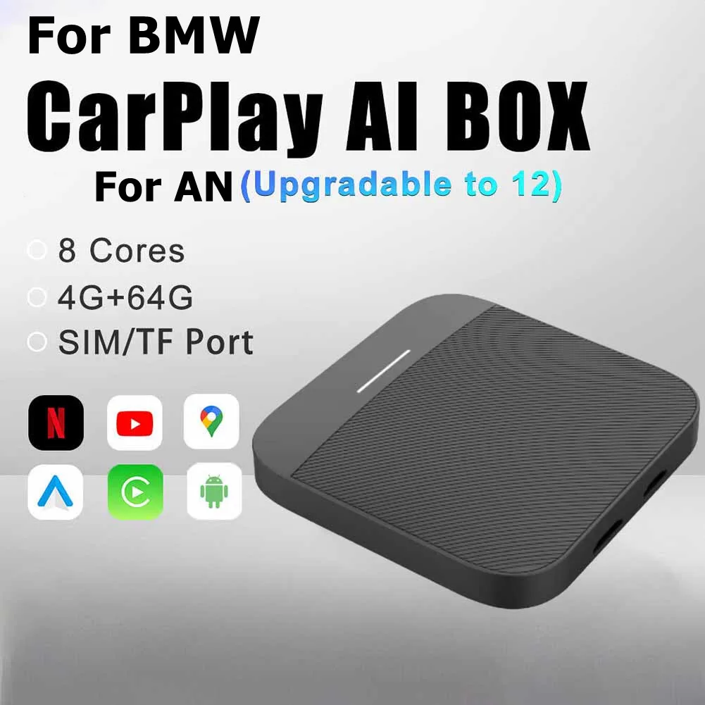 1x4 Гб + 64 Гб беспроводной Carplay Ai Box Подходит для BMW 2019-позже для 10 беспроводных систем-CarPlay и беспроводной-ANAuto ABS + PC часть
1x4 Гб + 64 Гб беспроводной Carplay Ai Box Подходит для BMW 2019-позже для 10 беспроводных систем-CarPlay и беспроводной-ANAuto ABS + PC часть