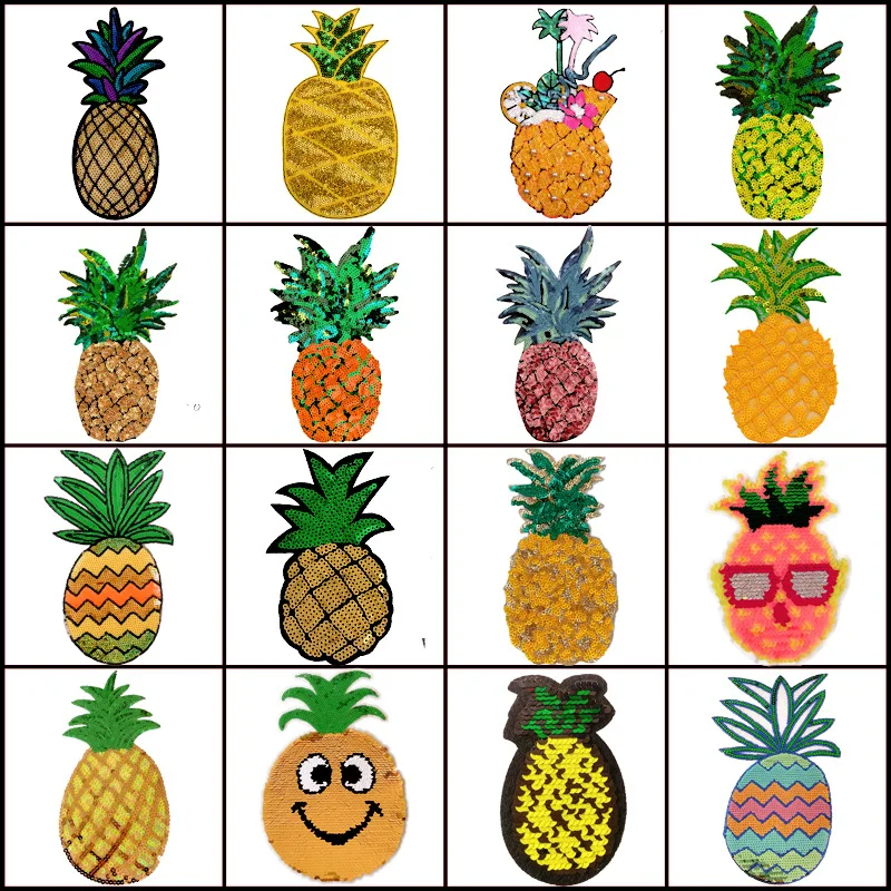 New Pineapple Sequined Embroidered Patch Cartoon BadgeS Clothing Accessories Sewing Supplies Iron on Patches DIY Apparel
New Pineapple Sequined Embroidered Patch Cartoon BadgeS Clothing Accessories Sewing Supplies Iron on Patches DIY Apparel